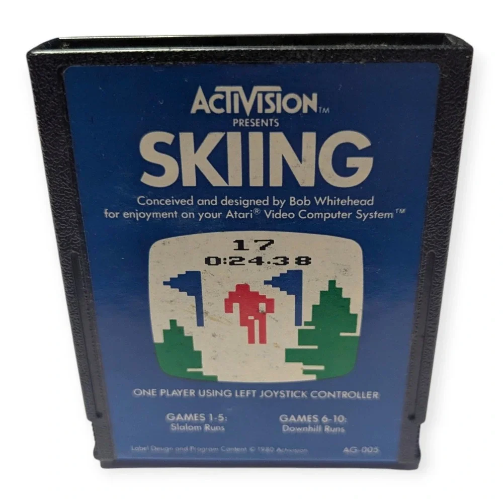 Activision Skiing Atari‎ 2600 Video Game CIB Complete Box Manual 1980 Vintage